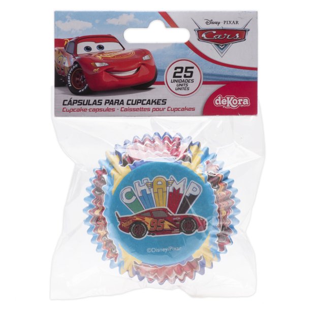 Muffinsforme Cars - 25stk