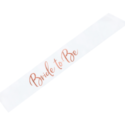 Bnd Bride To Be - Hvid