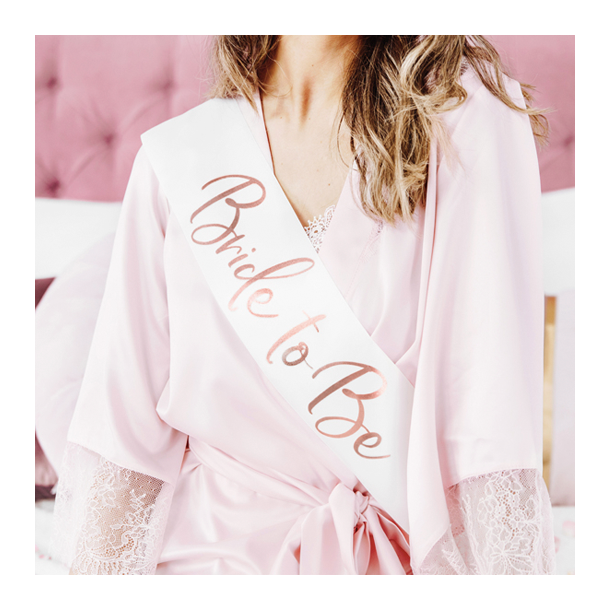 Bnd Bride To Be - Hvid