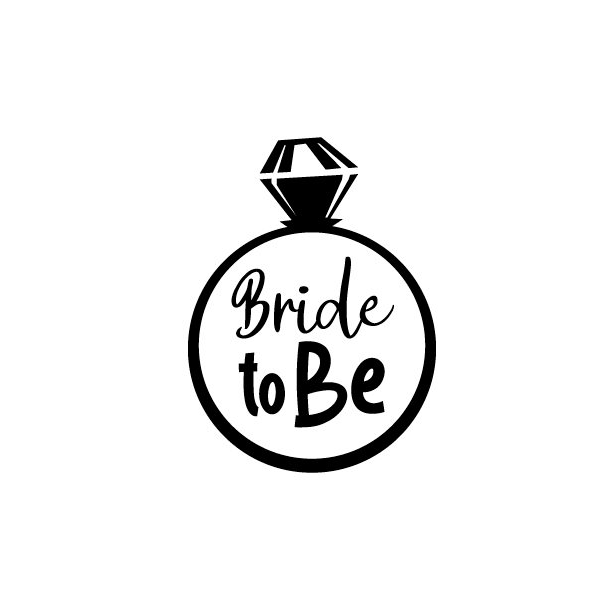 Luksus Sukkerprint Bride To Be 5 - 15stk