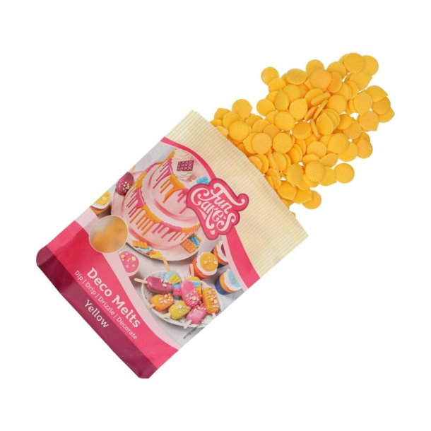 FunCakes Deco Melts Gul - 250g