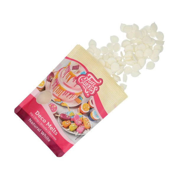 FunCakes Deco Melts Naturlig Hvid - 250g