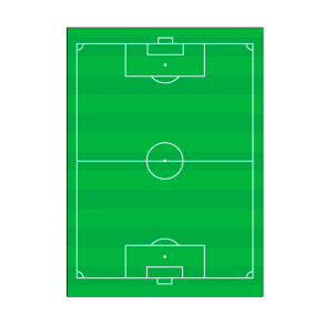 Luksus Sukkerprint Fodboldbane - A4