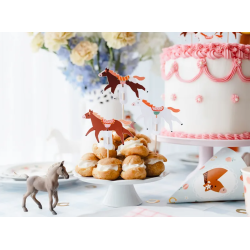 Cake Topper Hest - 6stk