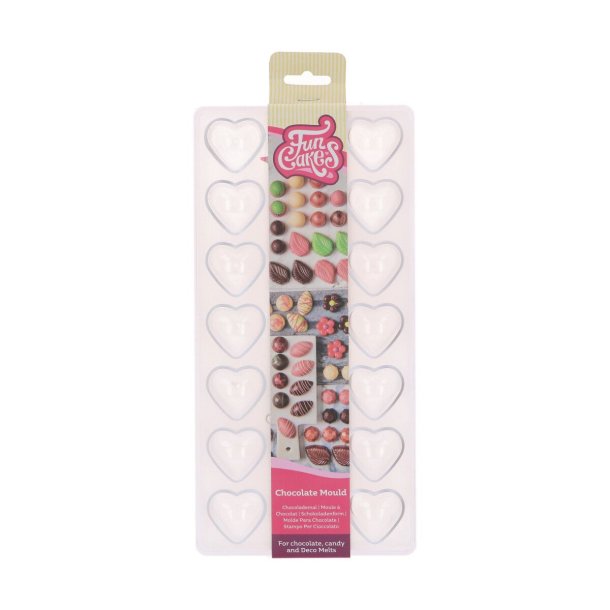 FunCakes Chokoladeform Hjerter