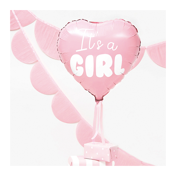 Folieballon Its A Girl - 48cm