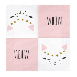 Servietter Kat - 20stk