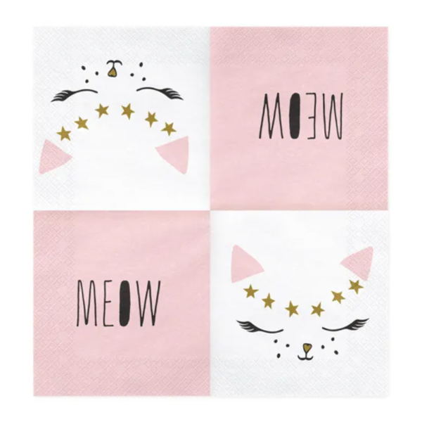 Servietter Kat - 20stk