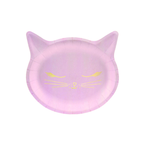 Tallerkner Katte 22x20 - 6stk