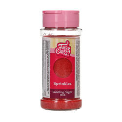 FunCakes Krymmel Sanding Sugar Red - 80g
