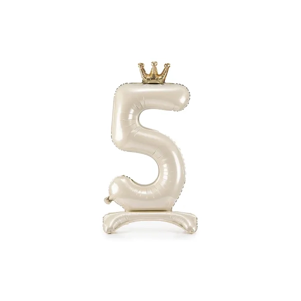 Folieballon Stende Tal Light Cream - 84cm
