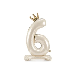 Folieballon Stende Tal Light Cream - 84cm