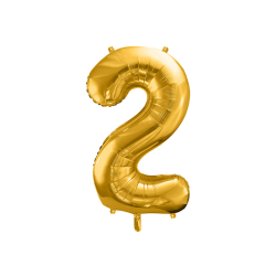 Folieballon Tal Guld - 86cm