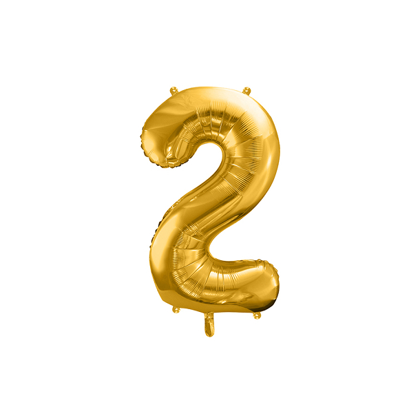 Folieballon Tal Guld - 86cm