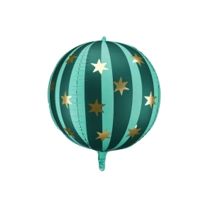 Folieballon Stjerner Grn - 75cm
