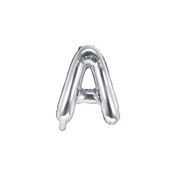 Folieballon Bogstav Slv - 35cm