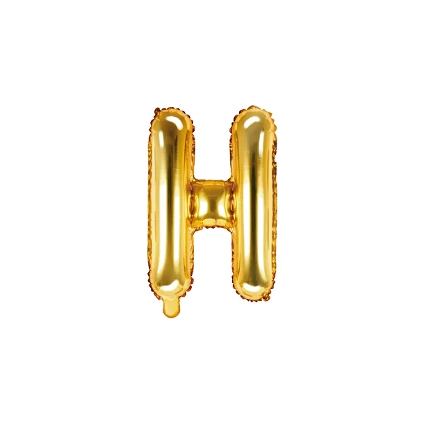Folieballon Bogstav Guld - 35cm
