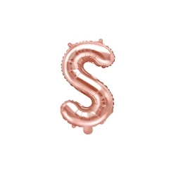 Folieballon Bogstav Rosa Guld - 35cm