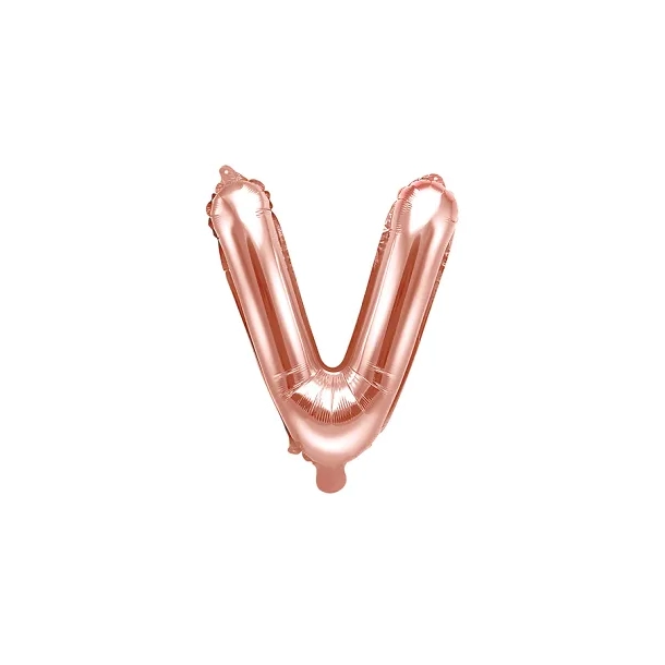 Folieballon Bogstav Rosa Guld - 35cm