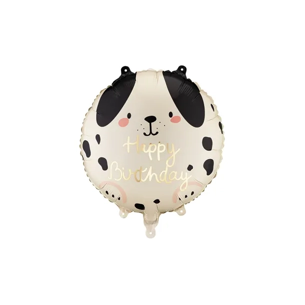 Folieballon Hund Happy Birthday - 35cm
