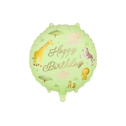 Folieballon Safari Happy Birthday - 35cm
