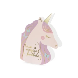 Kort Unicorn - 1stk