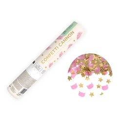 Konfettirr Stjerne og Kat - 20cm