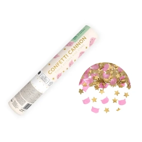 Konfettirr Stjerne og Kat - 20cm