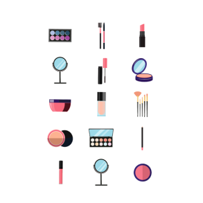 Luksus Sukkerprint Makeup 5 - 15stk