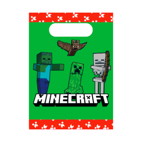 Papirsposer Minecraft - 4stk