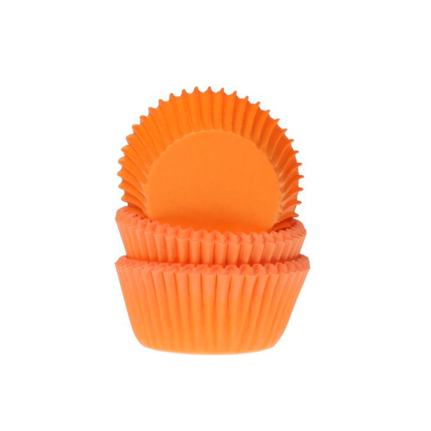 House of Marie Mini Muffinsforme Orange - 60stk