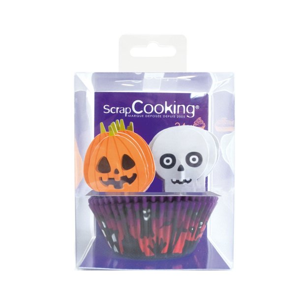 ScrapCooking Muffinsforme &amp; Cake Topper - Halloween St