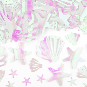 Konfetti Muslingeskaller & Sstjerner - 23g