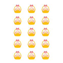 Luksus Sukkerprint Pske 5 - 15stk