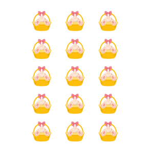 Luksus Sukkerprint Pske 5 - 15stk