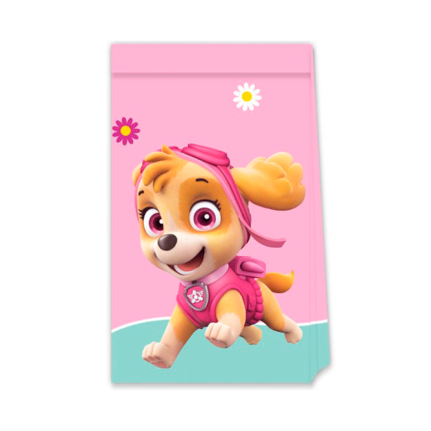 Papirposer Paw Patrol Skye - 4stk