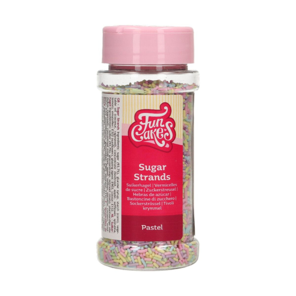 FunCakes Krymmel Sugar Strands Pastel - 80g