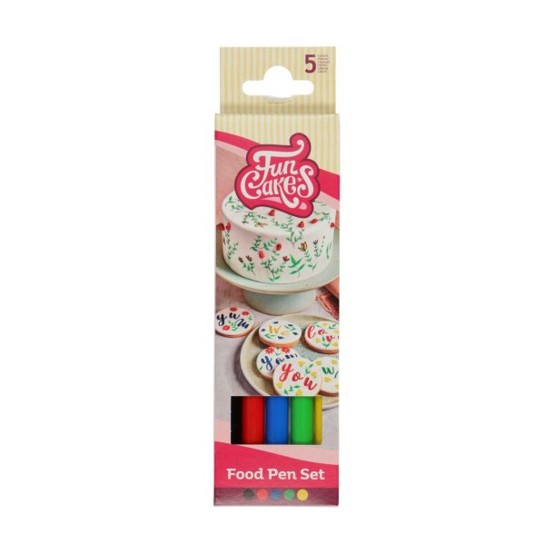 FunCakes Spiselig Tusch - 5pak