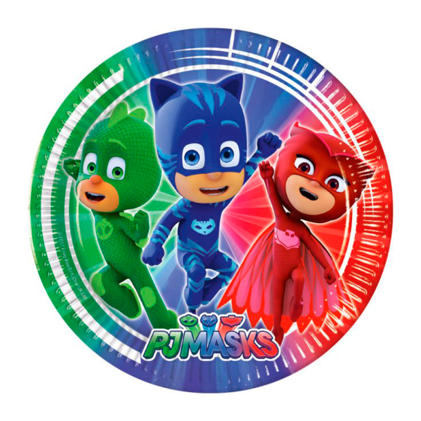 Tallerkner PJ Masks 23 - 8stk