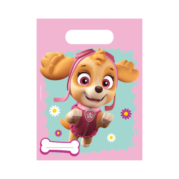 Plastikposer Paw Patrol Skye - 6stk