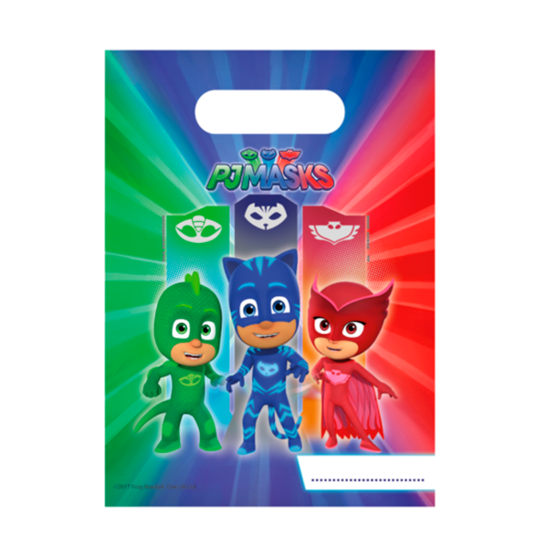 Plastikposer PJ Masks - 6stk