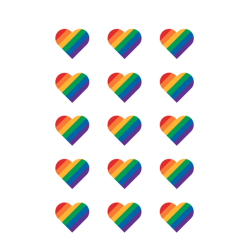 Luksus Sukkerprint Pride Flag 5 - 15stk