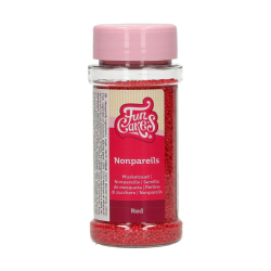 FunCakes Krymmel Nonpareils Red - 80g