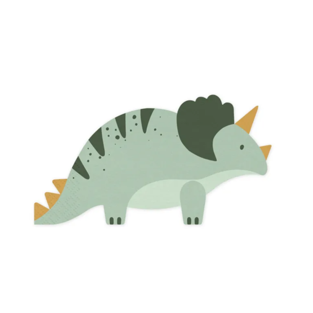 Servietter Triceratops Dinosaur - 12stk