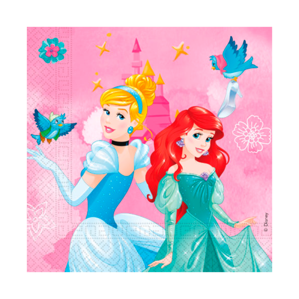 Servietter Disney Prinsesser - 20stk