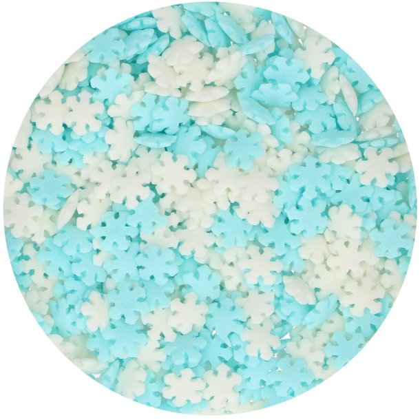 FunCakes Krymmel Snowflakes White/Blue - 50g