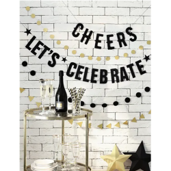 Sugerr Sort Striber - 10stk