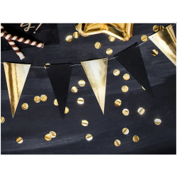 Guirlande Guld &amp; Sort - 2,15m