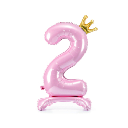 Folieballon Stende Tal Light Pink - 84cm 