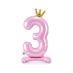 Folieballon Stende Tal Light Pink - 84cm 